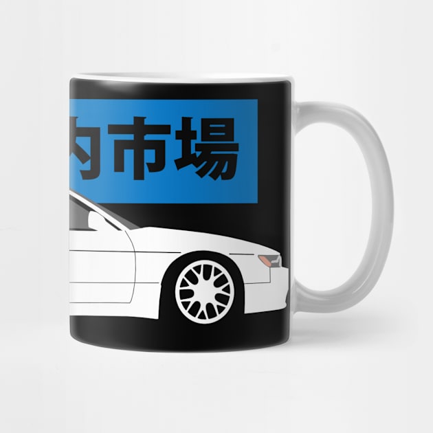 Side View Nissan Silvia S13 by Rebellion Store